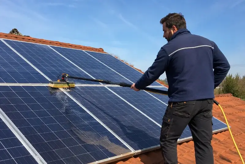 Nettoyage et entretien de panneaux solaires à Auzielle